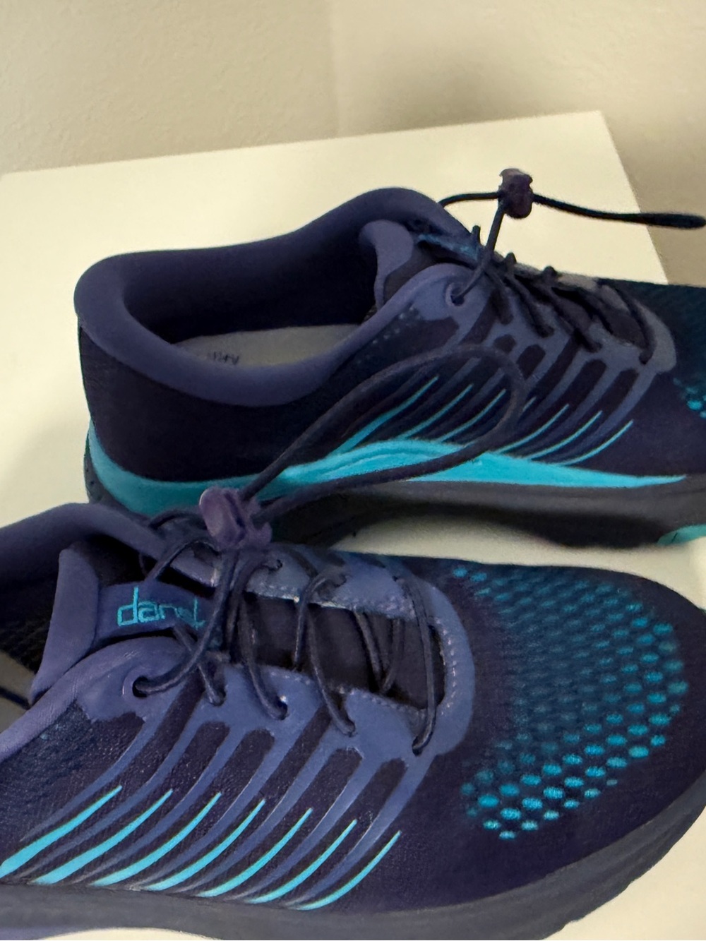 Dansko Navy and Teal Women's Athletic Shoes
